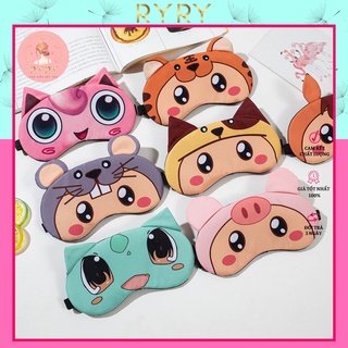 Bịt Mắt Che Mắt Ngủ Hình Thú cute( không kèm túi gel lạnh)