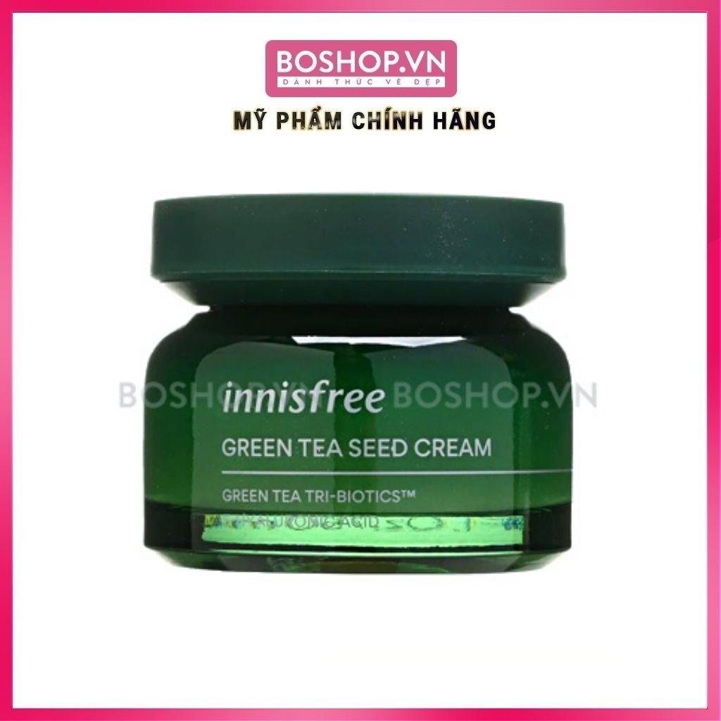 Kem Dưỡng Ẩm Cấp Nước, Phục Hồi Da Mụn Innisfree Green Tea Seed Cream 50ml