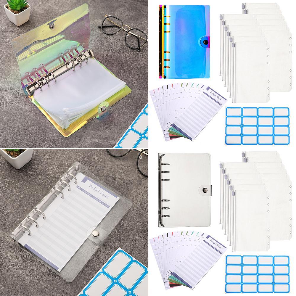 CHOOKEY Sổ Tay Khổ A6 PVC Họa Tiết Cầu Vồng