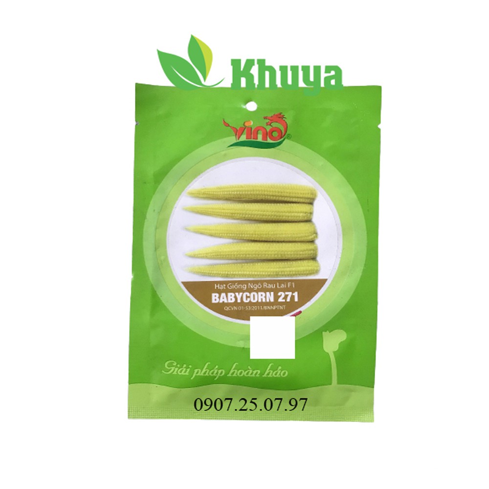 Hạt giống Bắp Ngô râu ăn trái non Lai Babycorn 271
