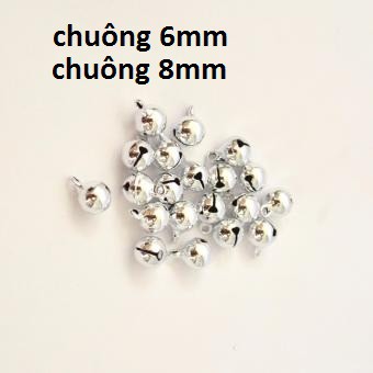 chuông 6mm - 8mm - 10mm Loại 1 Xịn , Tròn , Bóng [ Lục Lạc 50cái / gói ]