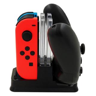 Đế sạc 4 trong 1 cho tay cầm chơi game nintendo switch pro