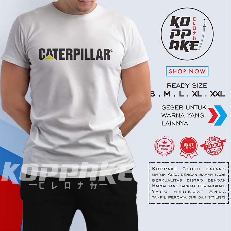 Áo Thun In Logo Caterpillar Độc Đáo Cá Tính