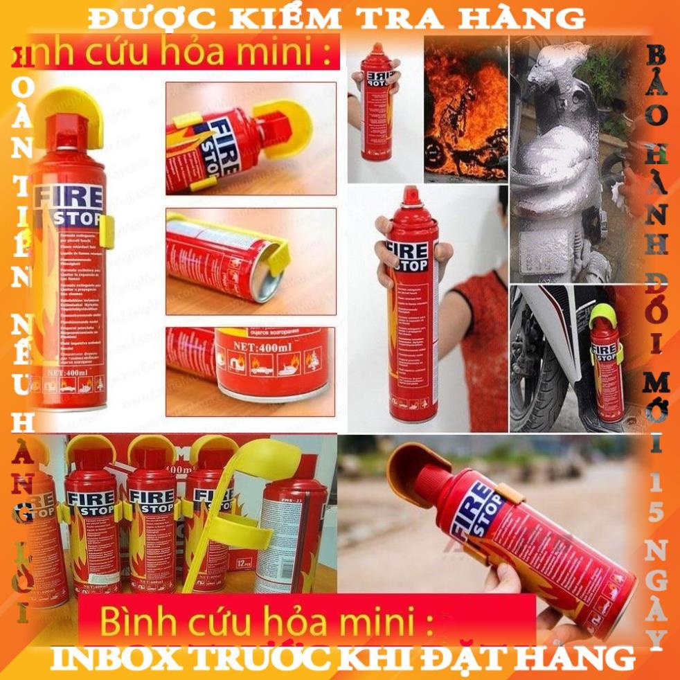 Bình Chữa Cháy cầm tay Mini - Bình Cứu Hỏa nhà cửa - Ô Tô khẩn cấp 500ml lethanh