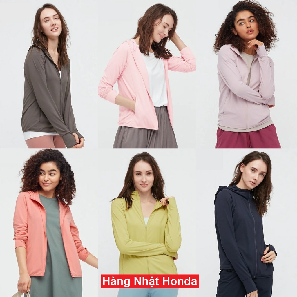 Áo chống nắng UV thun lạnh Airism Nữ Uniqlo - Nhật Bản