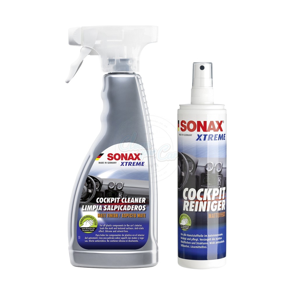 SONAX - Bảo Vệ Làm Sạch Nhựa Plastic, Làm Liền Vết Xước (Sonax Xtreme Cockpit Cleaner  500ml) [Hàng Đức Chính Hãng]