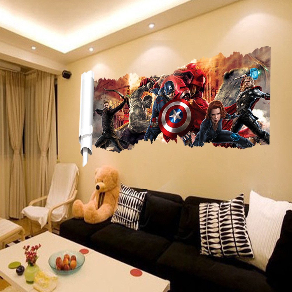 Decal Tranh dán tường Avenger - Biệt đội siêu anh hùng