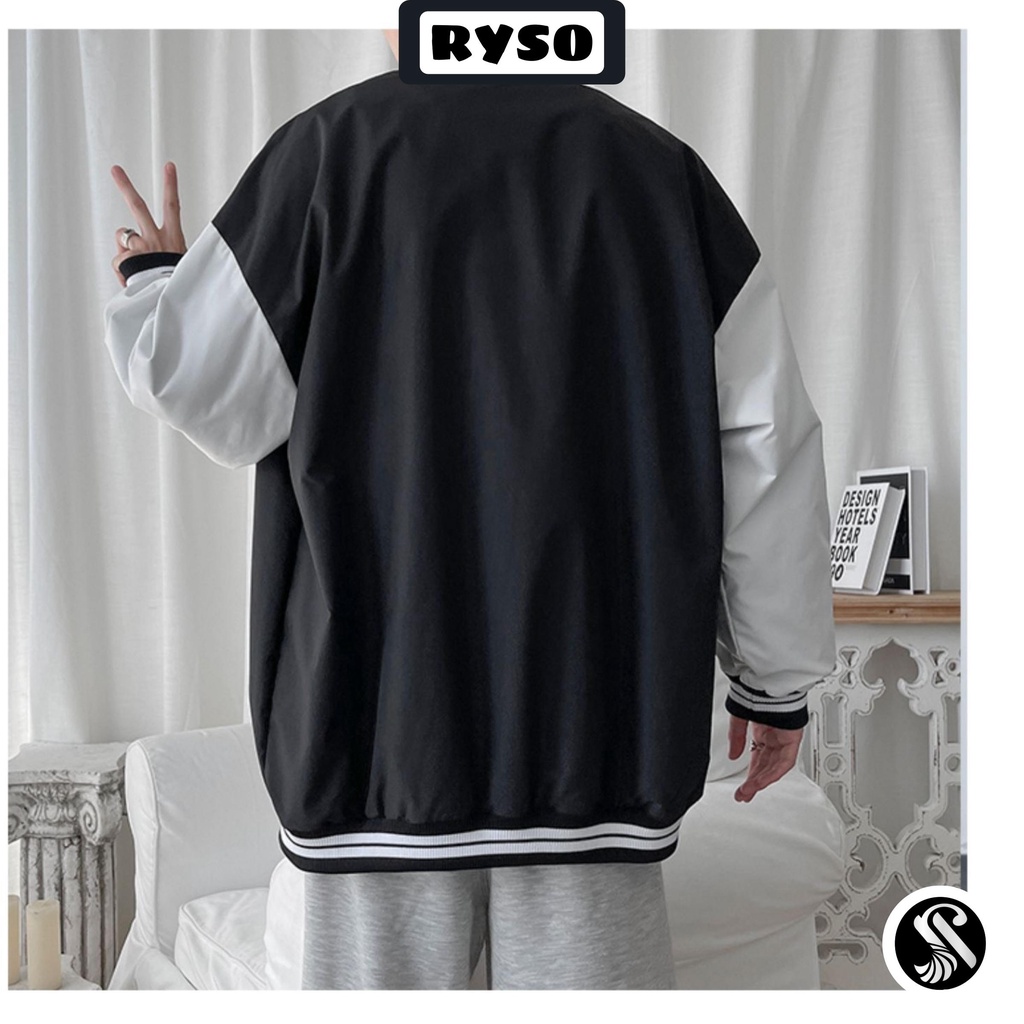 Áo khoác dù 2 lớp cao cấp dày dặn form rộng unsex kiểu dáng bóng chày năng động cá tính nam nữ mặc vừa