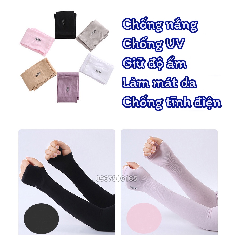 Găng tay chống nắng dạng ống dài cho nam và nữ