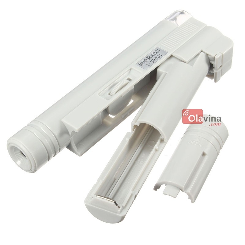 Kính lúp cầm tay độ phóng đại 100x có thước đo