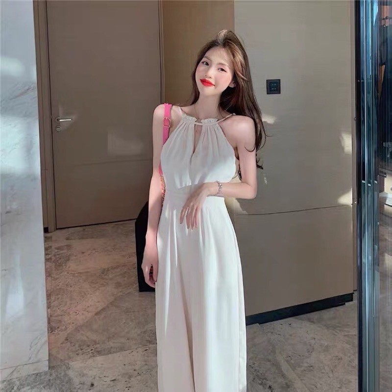 [ORDER]BỘ JUMPSUIT ỐNG RỘNG LƯNG CAO