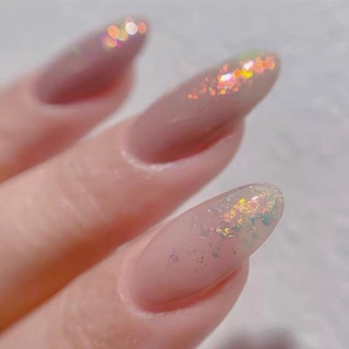 Set giấy nhũ vụn trang trí móng 1 hộp 6 ô