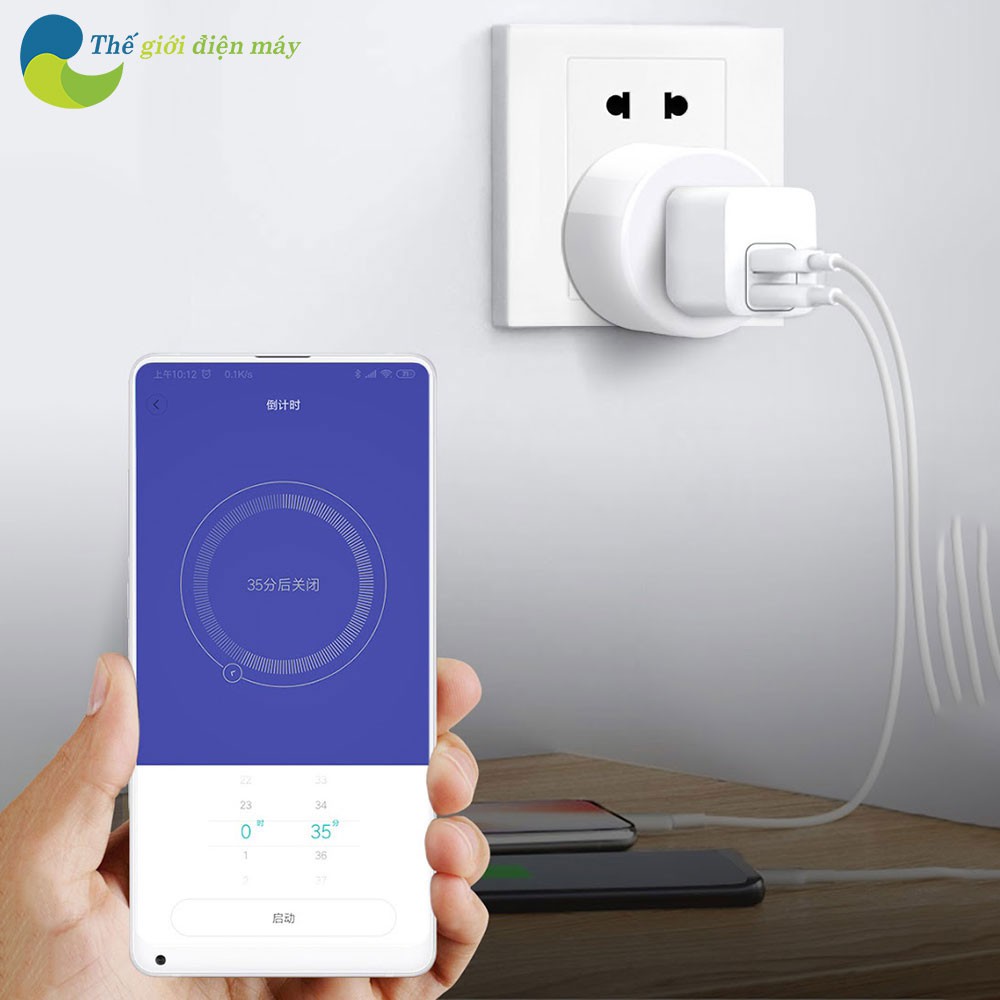 Ổ cắm thông minh Xiaomi Gosund CP1 có kết nối wifi - Bảo hành 1 tháng - Shop Thế Giới Điện Máy