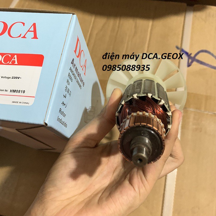 Ruột máy chuyên đục bê tông 17mm HM0810 hàng DCA chính hãng dây đồng - Roto máy đục bê tông DCA AZG6 - AZG6S