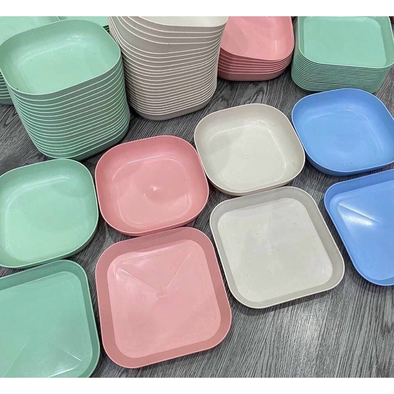 Set bộ 8 đĩa lúa mạch ( 4 nông + 4 sâu )