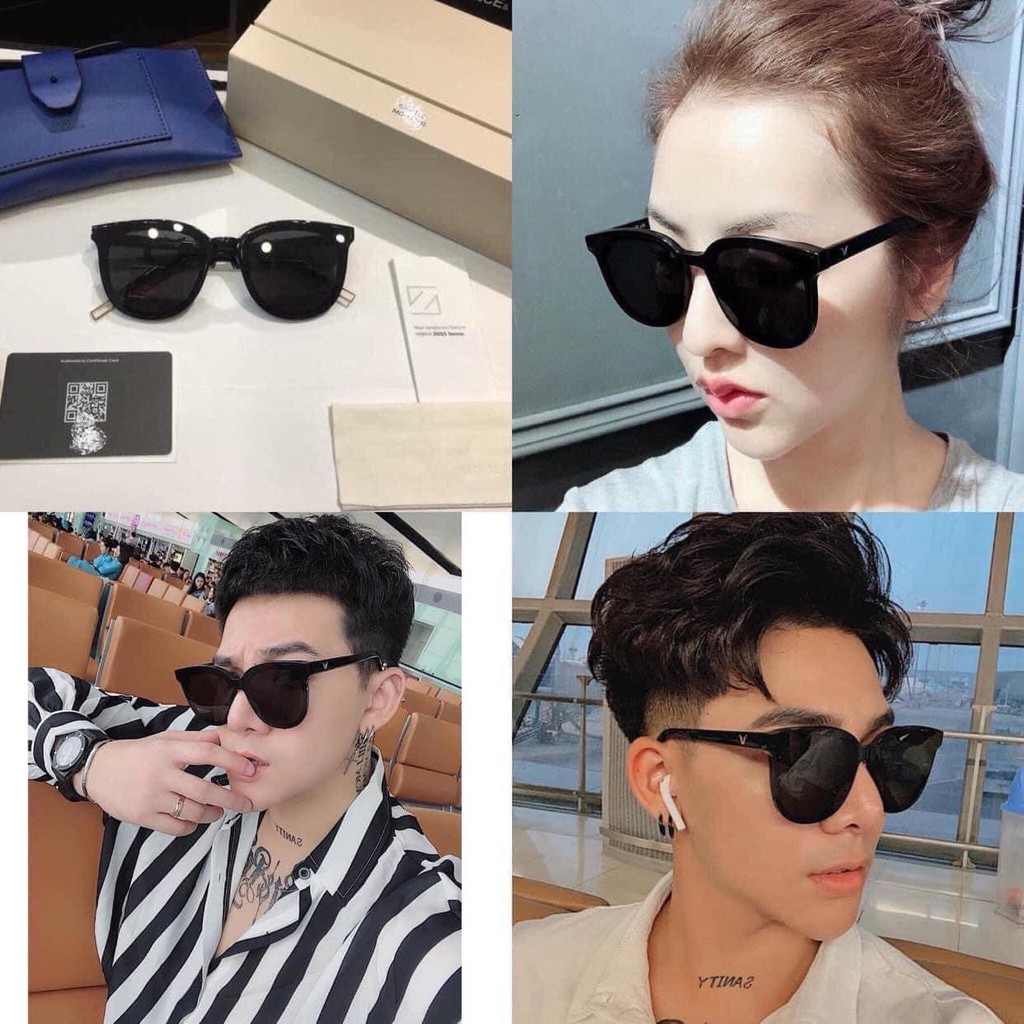 Mắt kinh mát nam nữ kính râm FULLBOX POSHOP V2 cao cấp chống chói tia UV thời trang Hàn Quốc | BigBuy360 - bigbuy360.vn