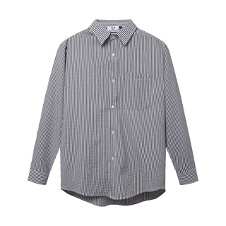 Sơ Mi Sọc - Fluffy Blue Striped Shirt