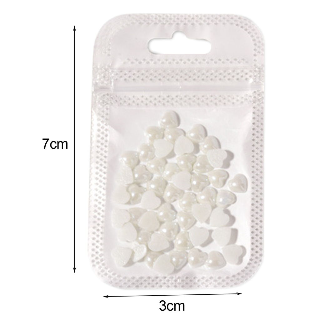 [Hàng mới về] Set 50 Phụ Kiện Trang Trí Móng Tay 3D Độc Đáo Cho Nữ