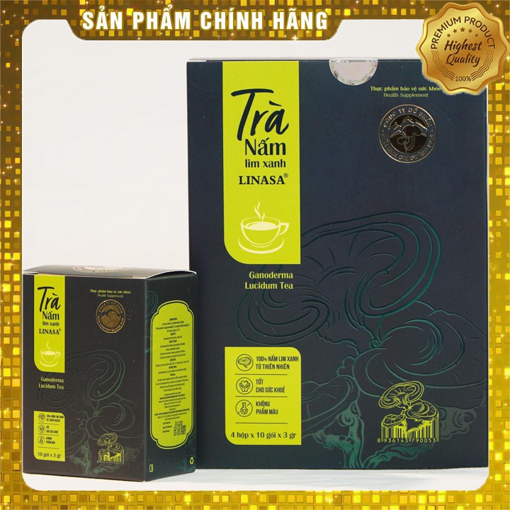 {chính hãng công ty} Trà Nấm Lim Xanh Hòa Tan LINASA