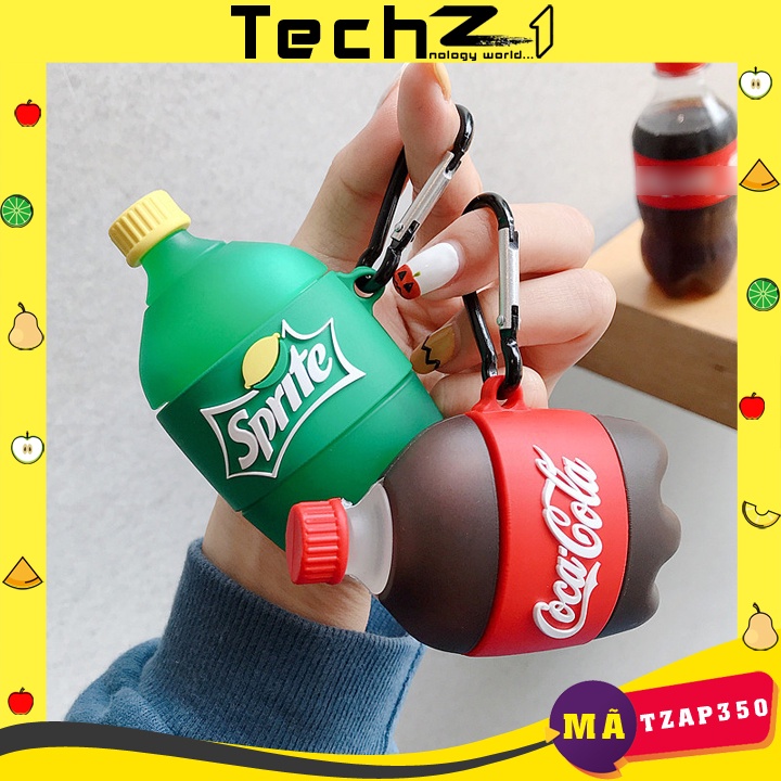 Case Airpods 1/2/3/Pro Chai Coca/Sprite, Ốp Airpods Chất - Mã TZAP350