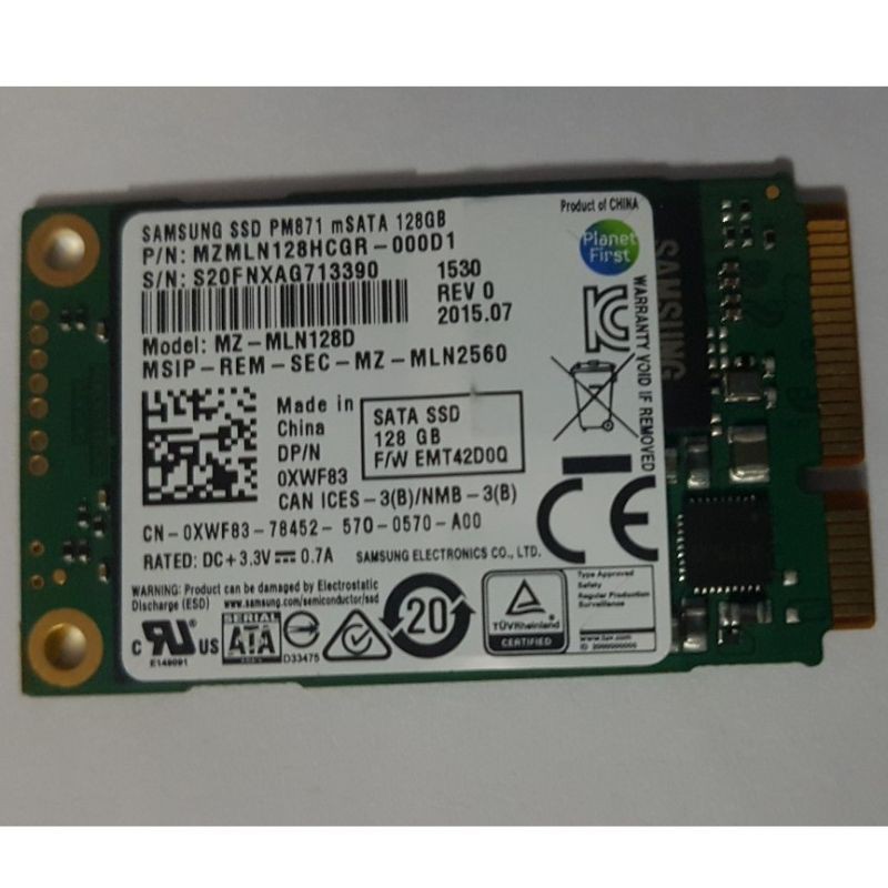 Ổ SSD Msata 32GB