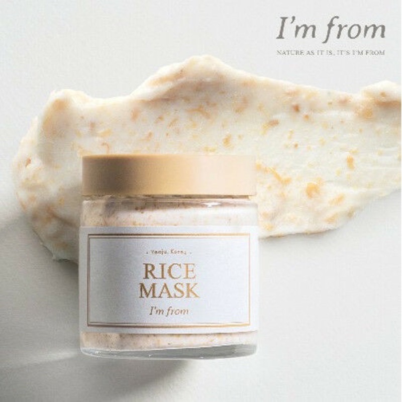 Mặt Nạ Dưỡng Sáng Da Chiết Xuất Gạo I'm From Rice Mask 110g