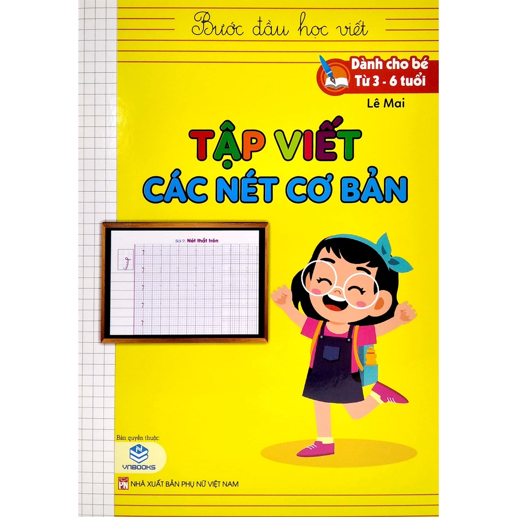 Sách Bước Đầu Học Viết - Tập Viết Các Nét Cơ Bản