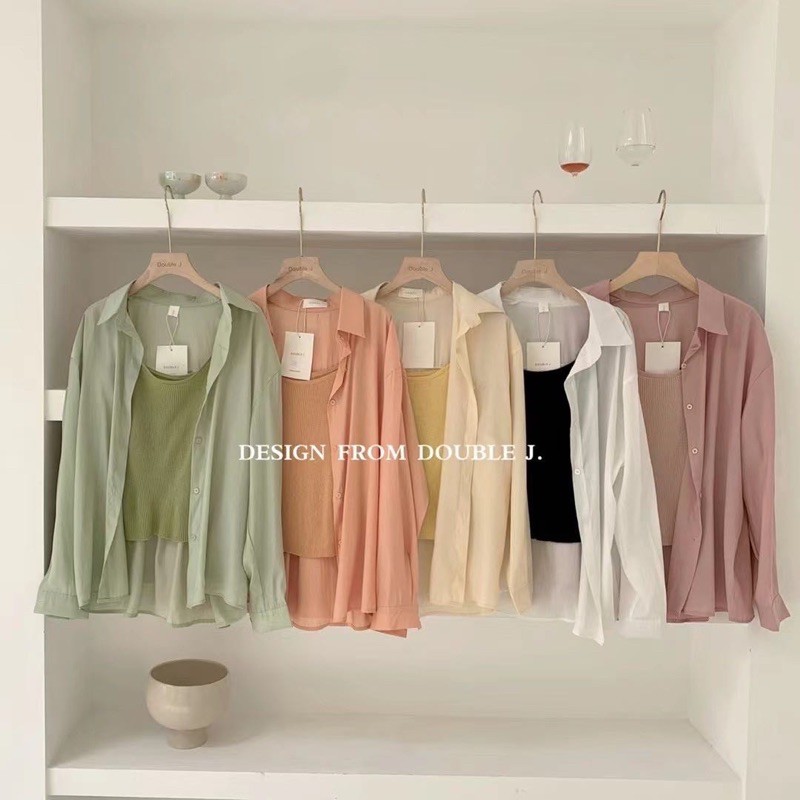 SET SƠ MI HÀN QUỐC DÀNH CHO MÙA HÈ