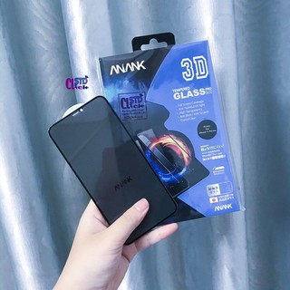 Kính cường lực Iphone X/XS Max/ 11/11PRO/11 Pro max chống nhìn trộm Full 3D Anank