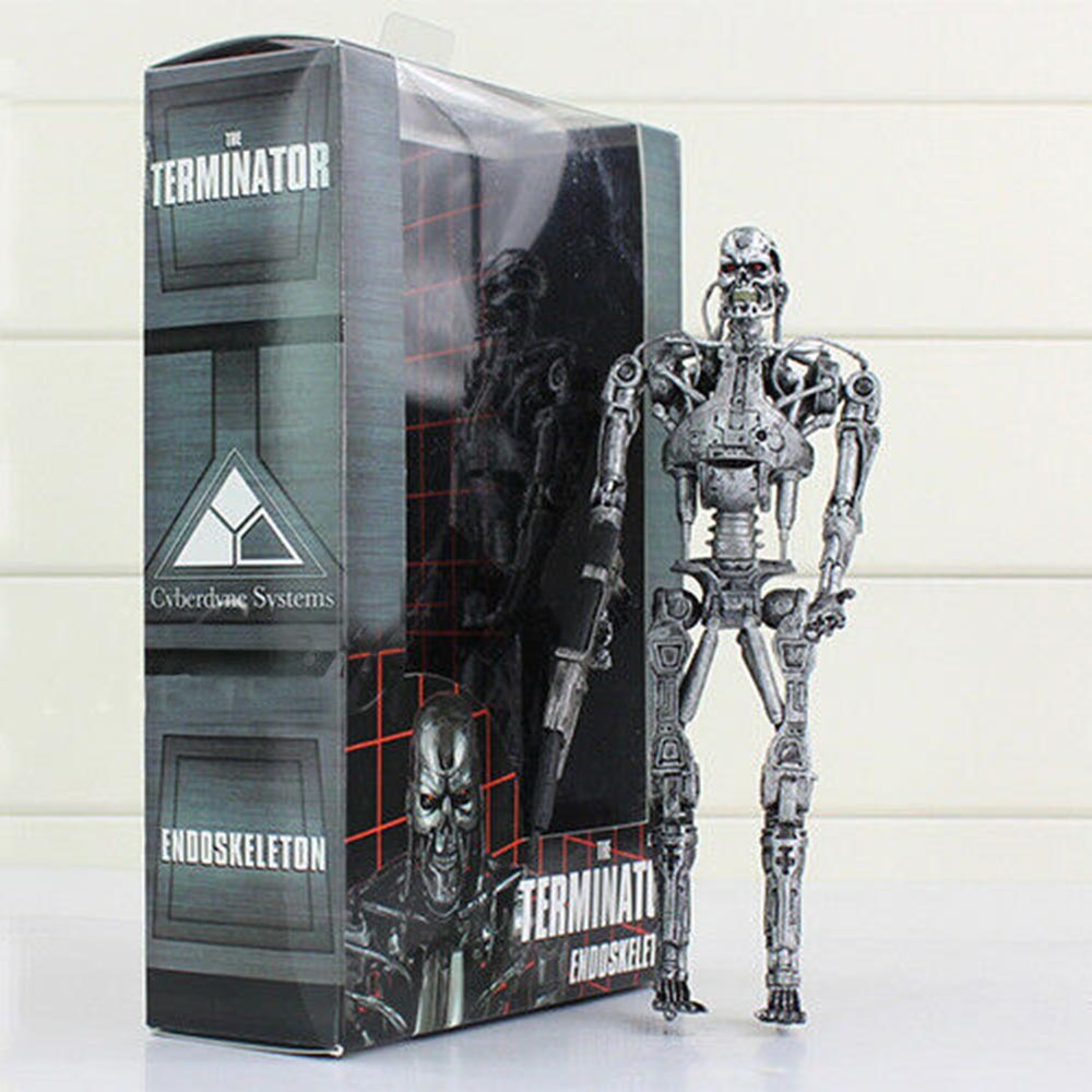Mô hình nhân vật Kẻ hủy diệt NECA T800 ENDOSKELETON 7" Arnold Schwarzenegger