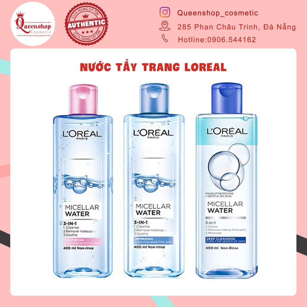 Nước tẩy trang L’Oréal Micellar Water