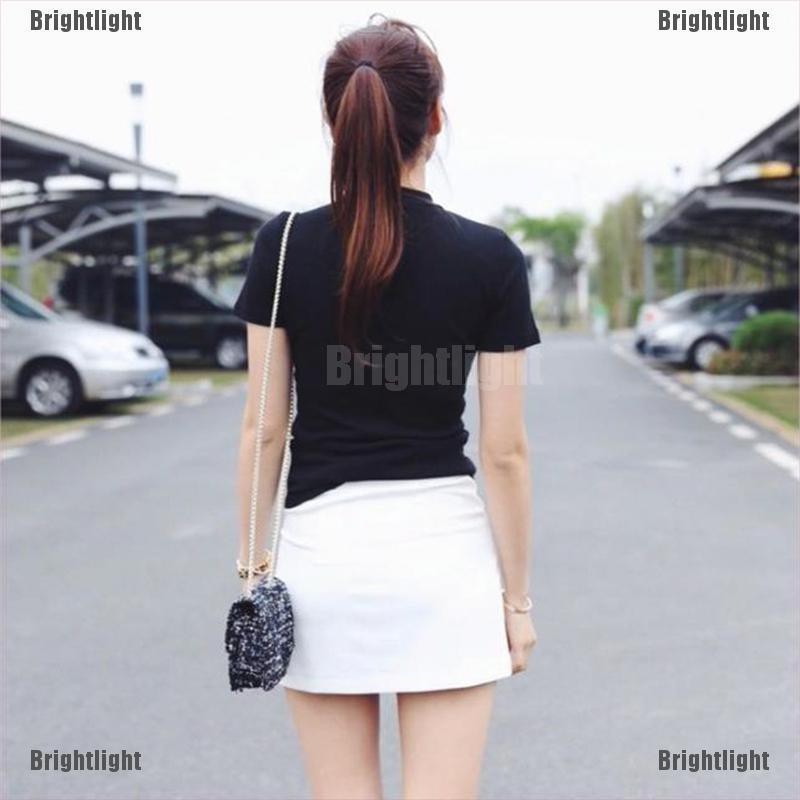 Áo Thun Tay Ngắn Cổ Lọ Dáng Ôm Thời Trang Mùa Hè Quyến Rũ Cho Nữ | BigBuy360 - bigbuy360.vn