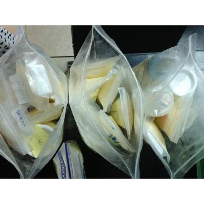 50 túi zip bảo quản sữa, thực phẩm trong tủ lạnh nhiều size