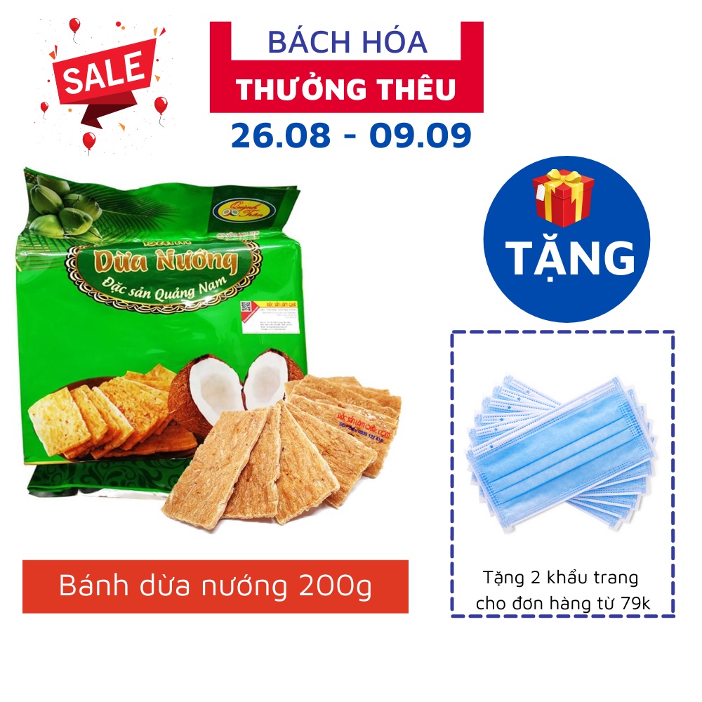 Bánh dừa nướng đặc sản Quảng Nam gói 200g