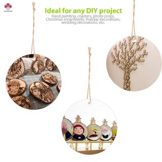 Set 20 Miếng Gỗ Tròn Trang Trí Giáng Sinh