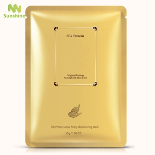 (Hàng Mới Về) Mặt Nạ Protein Tơ Tằm Tự Nhiên Dưỡng Ẩm Chăm Sóc Da