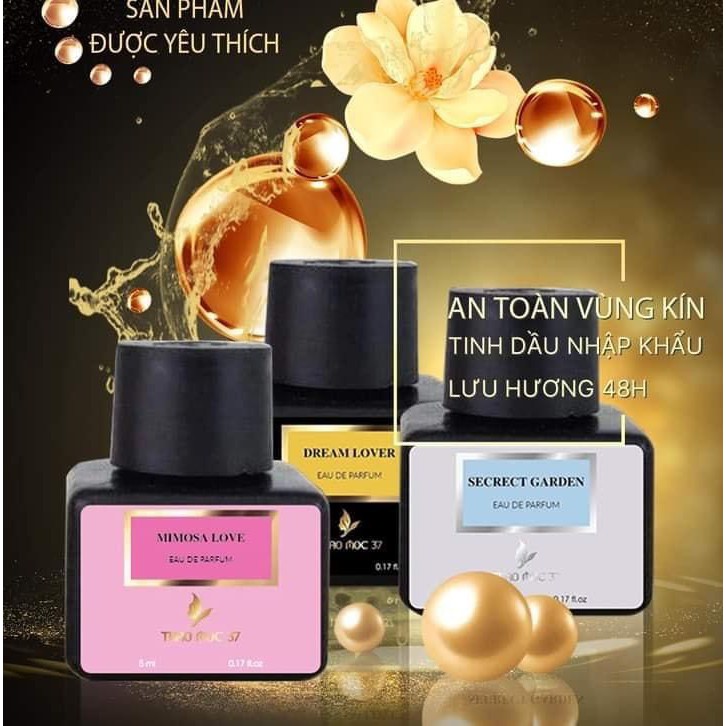 Nước hoa vùng kín Mimosa love Thảo Mộc 37 lưu hương suốt 48h, tỉ tê, hoang dại