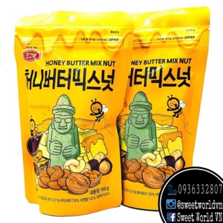 Hạt tổng hợp tẩm bơ mật ong - Hàn Quốc