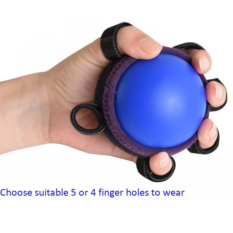 Hand Grip PU Ball Finger Practice Hemiplegia Exercise Muscle Power Rubber Rehabilitation Training Gripper