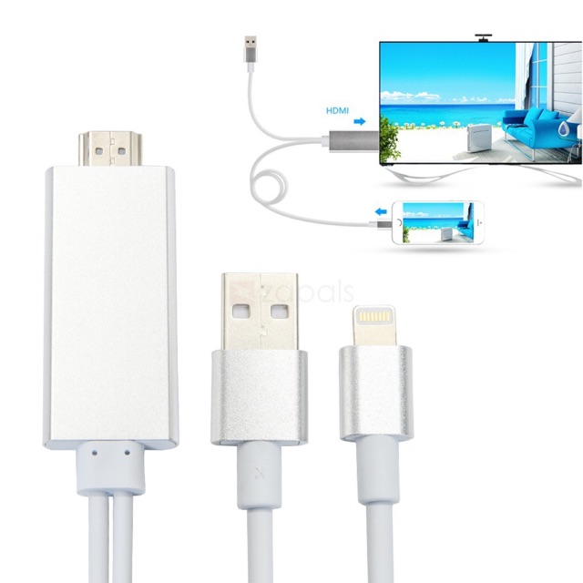 Cáp Lightning ra HDMI cho Iphone 5 6 7 8 iPad