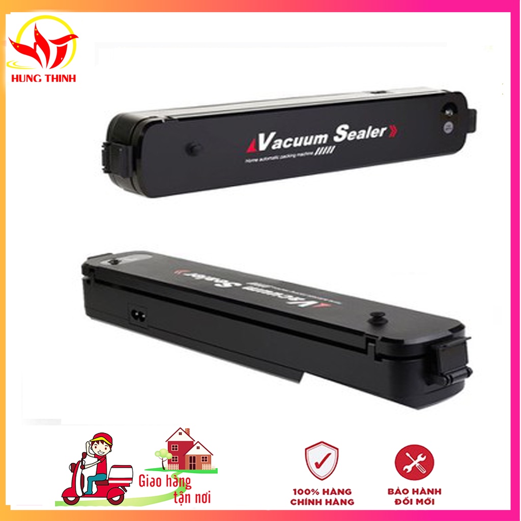 Máy hút chân không Vacuum Sealer thế hệ mới - dòng máy ép hút chân không thực phẩm rất tiện lợi Tặng kèm 10 túi