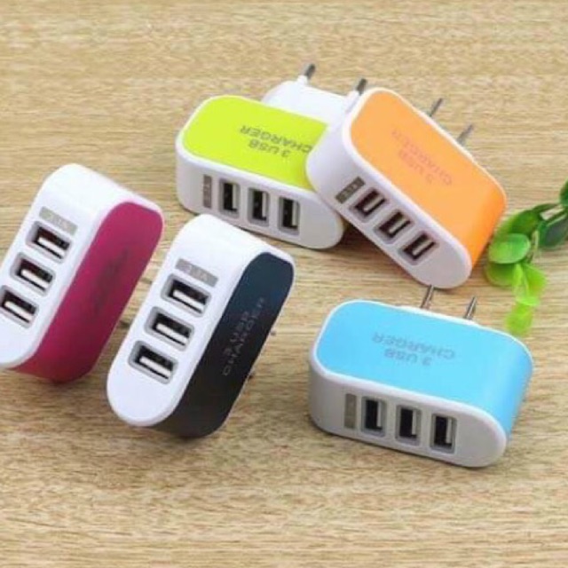 Củ sạc 3 cổng USB