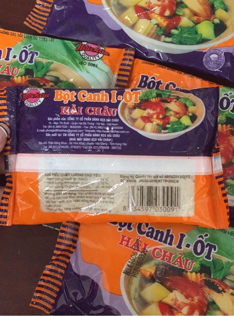 Bột Canh I-Ốt Hải Châu gói 190g Mới