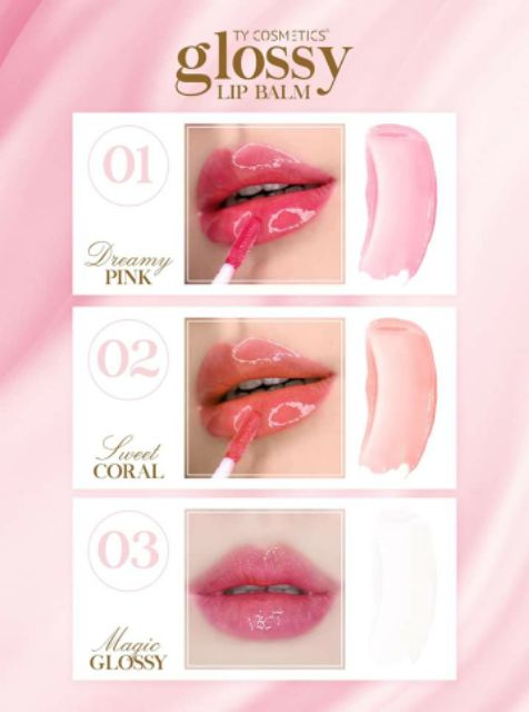 Môi Son Giá Rẻ - Son bóng dưỡng Glossy Lip Balm - Ty Cosmetics