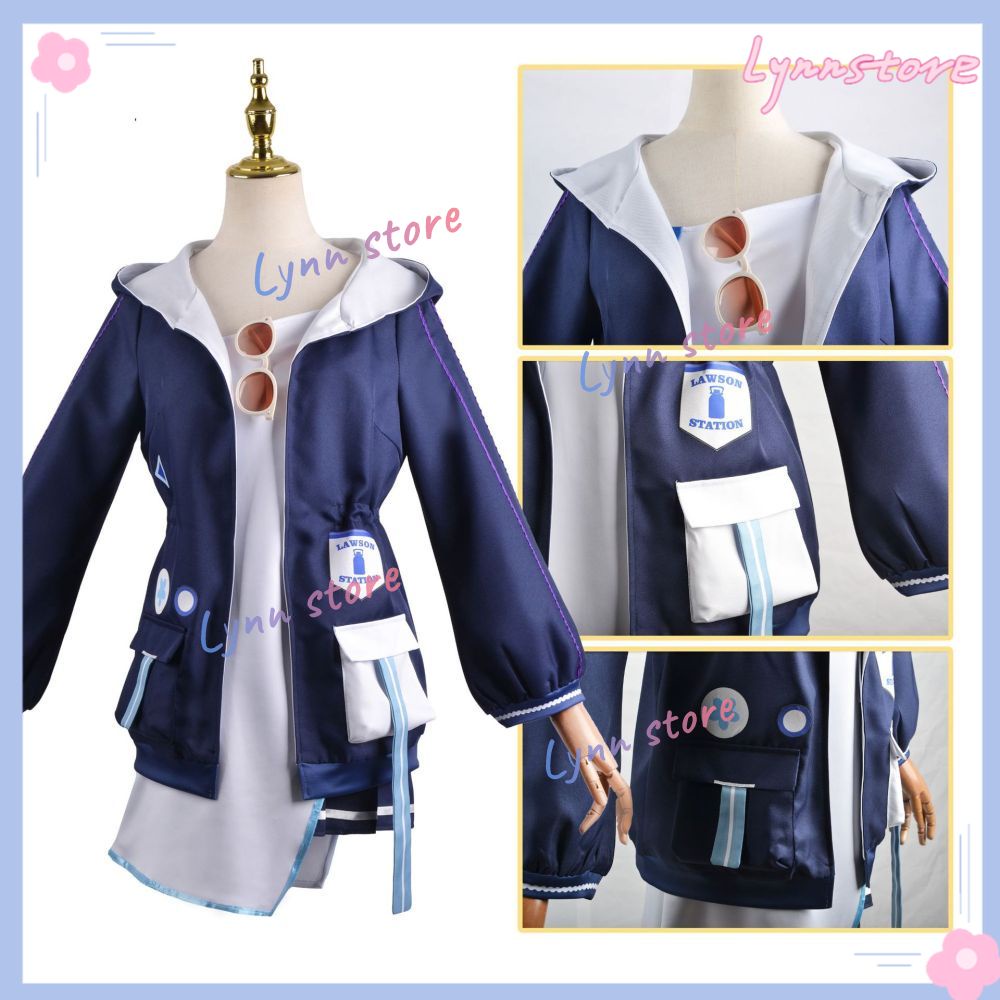Tóc Giả Hóa Trang Nhân Vật Hutao Yoimiya LAWSON Trong Game Genshin Impact Size XS-XXXL