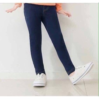 Quần legging giả jean cho bé gái 5 - 7 tuổi