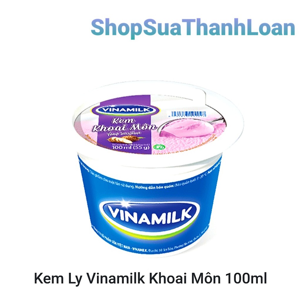 [GIAO NOWSHIP] KEM LY VINAMILK KHOAI MÔN - LY 100ML