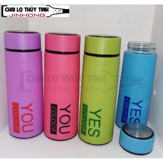 Bình nước thủy tinh giữ nhiệt YES - YOU