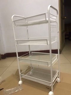 Kệ sắt mắt lưới 4 tầng