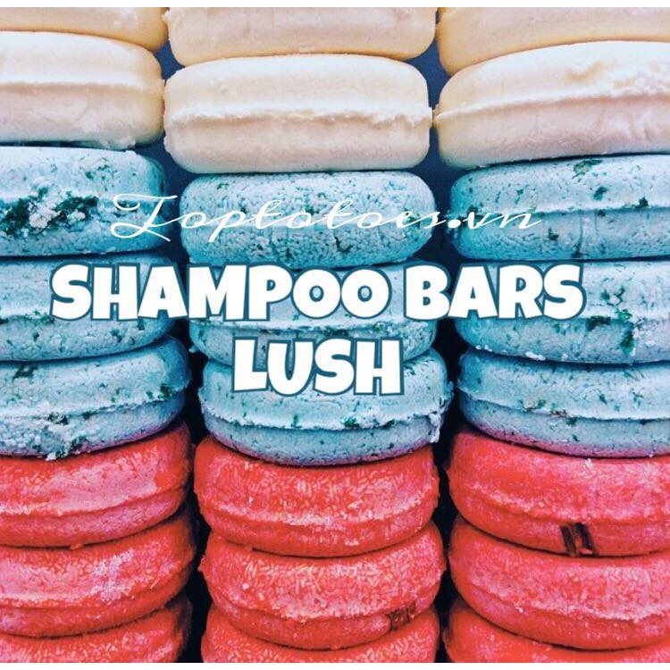 Bánh gội Lush Solid Shampoo Bars lành tính, chăm sóc tóc chuyên sâu